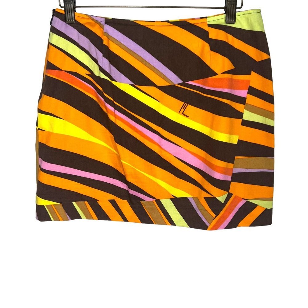 Missoni Multicolor Retro Pattern Mini Skirt 8